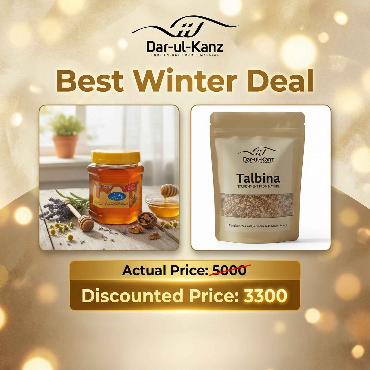 Best Winter Deal – Sidr Honey & Talbina Combo