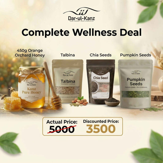 Complete Wellness Deal – Orange Orchard Honey, Talbina, Pumpkin Seeds & Chia Seeds